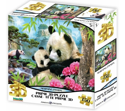 Puzzle X 150 Piezas 3d Morning Panda Jeg P10953 El Gato