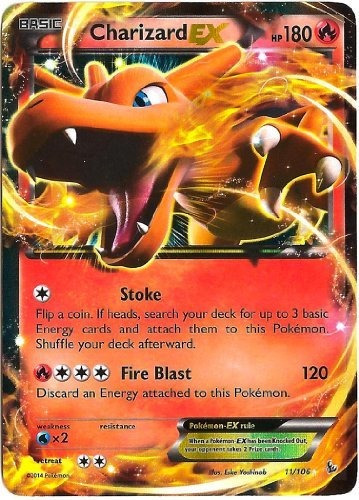 Pokemon Charizard Ex Xy Flashfire 11106