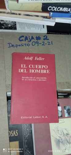 Libro El Cuerpo Del Hombre. Adolf Faller