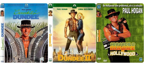 Dvds Crocodilo Dundee 1 Ao 3 Dublado/leg Leia O Anúncio (Usado)
