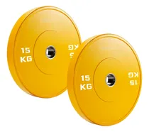 Comprar Discos Bumper 15 Kg Par Discos Olimpicos De Colores