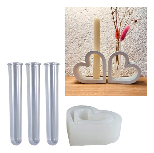 Moldes De Silicona Moldeados Con Tubo De Agua Para Flores Pa