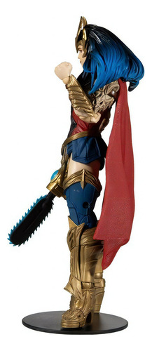 Mcfarlane Figura Mujer Maravilla Wonder Woman Articulada Dc Superman Multiverso Dark Nights Escala 18cm Original