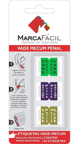 Livro Marca Facil Vade Mecum Penal        