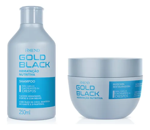 Amend Gold Black Hidratação Nutritiva Shampoo + Mascara