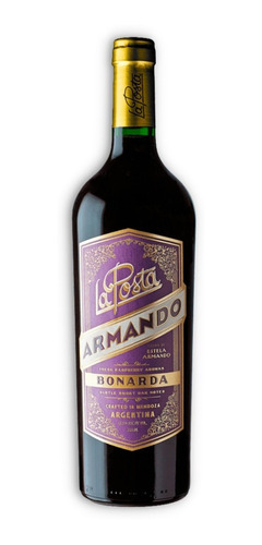 Vino La Posta Armando Bonarda 750ml Guaymallén Mendoza