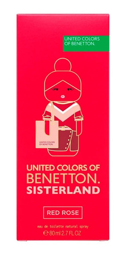 Perfume Benetton United Colors Sisterland Red Rose 80ml Febo
