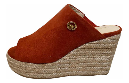 Zapatos De Plataforma (wedge) Rojos Westies Talla 23mx Dama