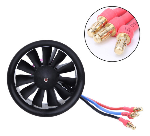 * Hélice Rc For Motor De Ventilador Edf 50 Mm Y 11 Aspas