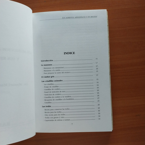 Libro Los Alimentos Afrodisíacos Y Sus Recetas Gastronomía (Usado)