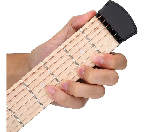 Herramienta Portátil Para Practicar Guitarra De 6 Trastes