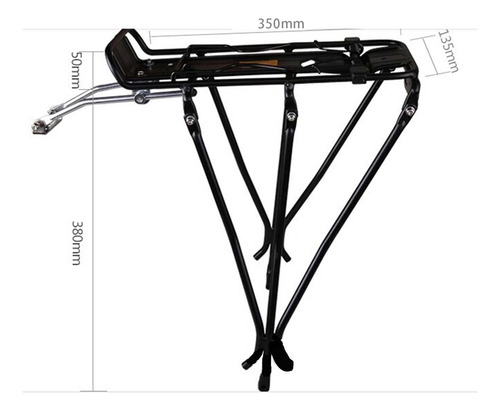 Portaequipajes Trasero Para Bicicleta, Portaequipajes Para