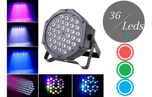 Luz Proton Fiesta Dj Audioritmica Iluminacion Led 36 Luces