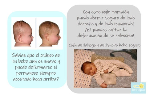 Cojin Antivuelco, Antiahogo Y Preventivo De Cabeza Plana