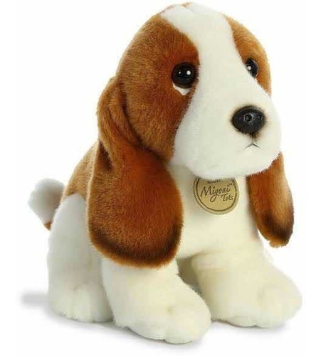 Peluches Aurora. Miyoni. Perrito Basset