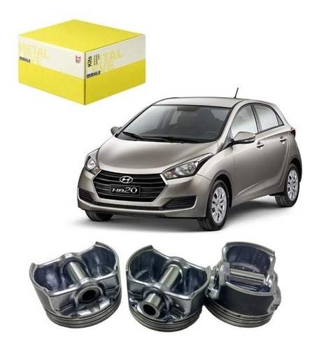 Pistão C/ Anéis 0,50 Hb20 1.0 12v Flex 2019 2020 2021 2022
