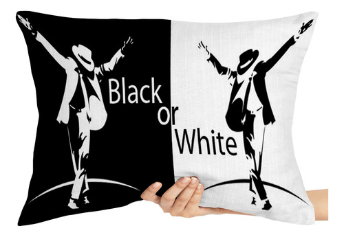 2 Capas Para Travesseiro Michael Jackson Black Or White