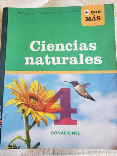 Ciencias Naturales 4 Bonaerense + Que Más - Ed. Edelvives