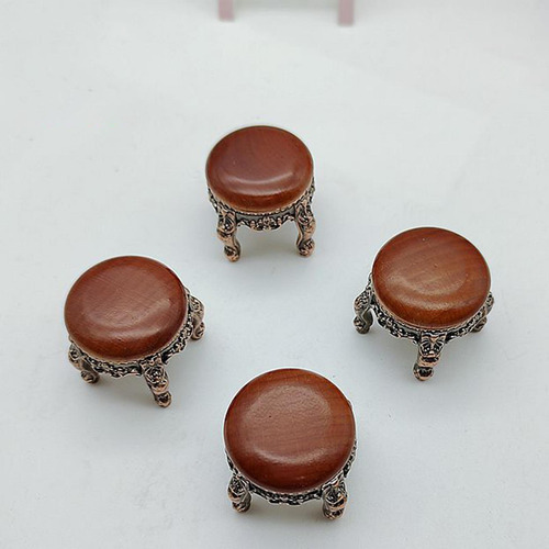 2 Mini Casa De Muñecas Muebles Decoración Madera 1:12