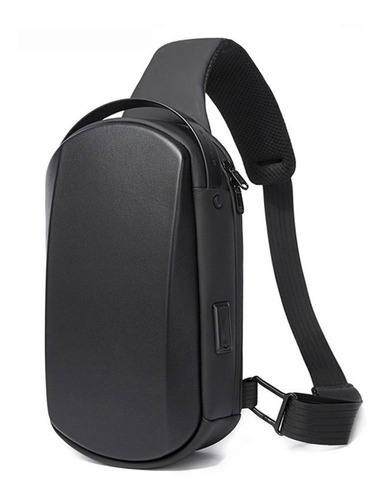 Pechera Morral Mochila Hombre Usb Impermeable Minimalista