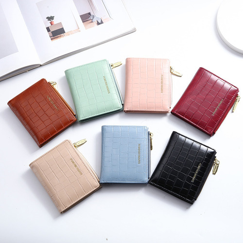 Cartera Corta Delgada Y Moderna Para Mujer