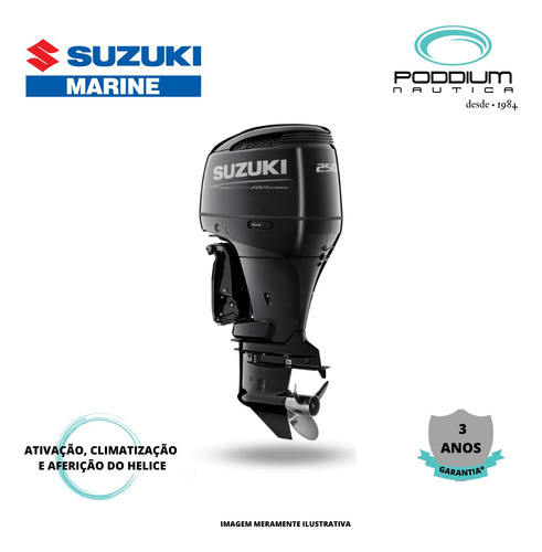 Motor De Popa Suzuki Df 250 Tx (6 Cil.), 4t Poddium Náutica