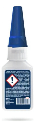 Cola Super Bonder Mega Instantánea Transparente 20g Kit C/3 Loctite