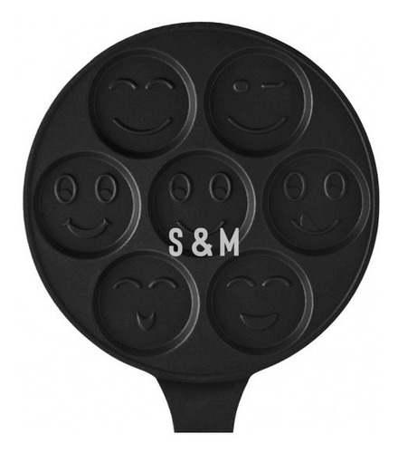 Sartén Para Pancakes Emoji Smiley Faces