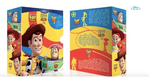 Toy Story 1 2 3 Trilogia Boxset Peliculas Blu-ray Bluray