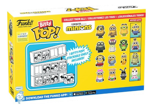 Funko Bitty Pop! Minions - Young Gru 4 Pack
