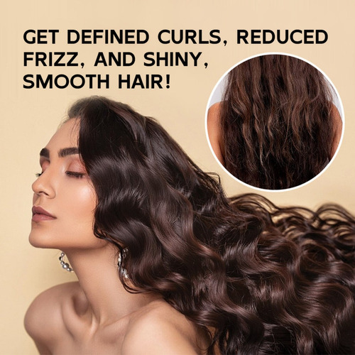 Crema Acondicionadora Sin Enjuague Para Cabello Rizado Elast