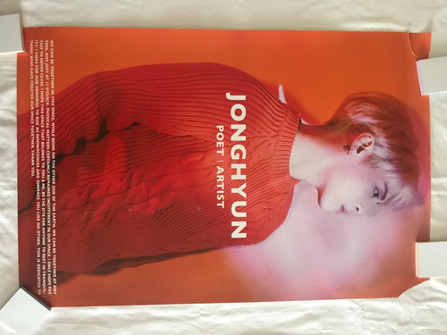 6 Posters Oficiales De Shinee Jonghyun Taemin Kpop (Usado)