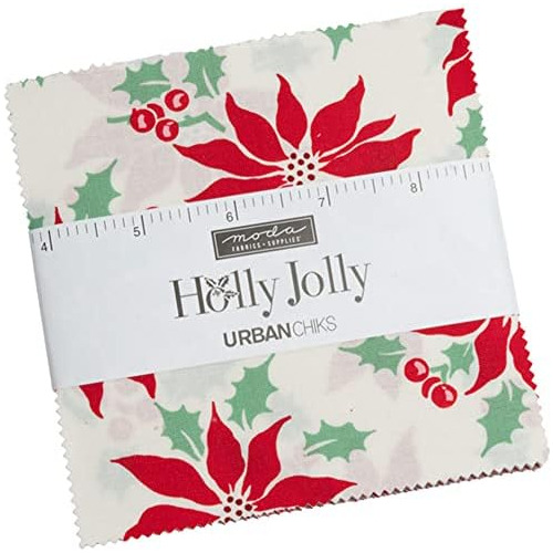 Pack De Charm Holly Jolly De Urban Chiks; Cuadrados De ...