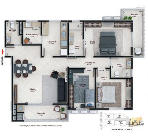 Imagem 2 de 14 de Apartamento - Campinas - Ref: 1585 - V-ap1096