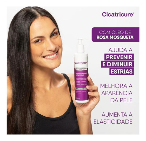Creme Corporal Antiestrias Cicatricure 250g