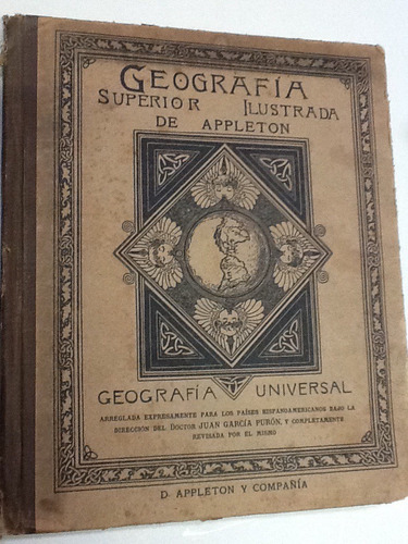 Libro Antiguo Geografia Superior Ilustrada De Appleton 1923