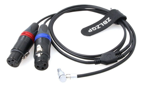 Cable Entrada Audio Angulo Recto 3 Pin Xlr Dama 5 Para