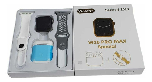 Smartwatch Reloj W26 Pro Max Special Serie8 Blanco