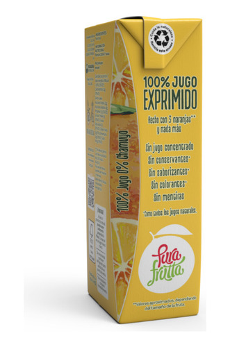 Jugo De Naranja Pura Frutta Kids 12 X 250 Ml
