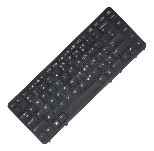 Teclado Para Hp Elitebook 840 G2 Layout Us Com Led Cor Preto