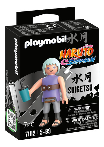 Figura Armable Playmobil Naruto Suigetsu 7 Piezas 3+