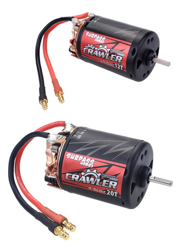 5-slot 550 12t + 540 20t Motor Cepillado Para 1:10 Rc