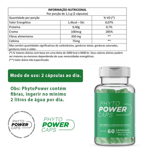 Combo Phytopower Caps 3 Frascos