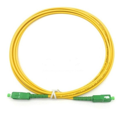 Cable Patch Cord Ftth, Fibra Óptica Sc/apc A Sc/apc, Sm 3mts