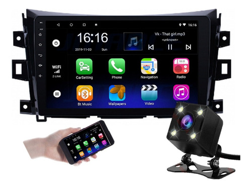 Estereo Android Nissan Np300 Wifi Gps 2016-2022 + Camara