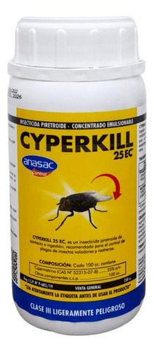 Insecticida Cyperkill 25 Ec Anasac 250 Cc