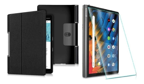 Estuche + Vidrio Para Tablet Lenovo Yoga Smart Tab Yt-x705f