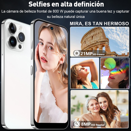 White Shark I16 Blanco Phone 10 GB RAM+256 GB ROM Octa-core Dual Sim Android 13 8000 mAh