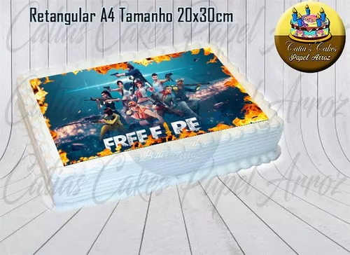 Papel Arroz Free Fire - Personalizado