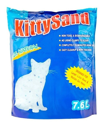 Piedras Sanitarias En Gel Silica Kitty Sand 7,6l